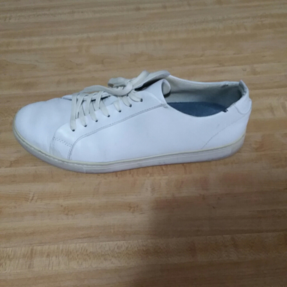Women's white rail sneakers size 42M leather